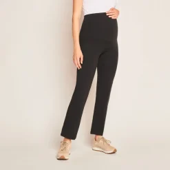 Caleçon large de grossesse uni avec bandeau haut