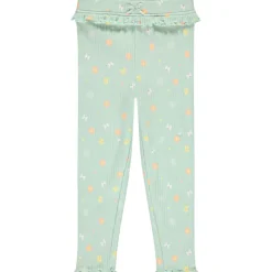 Caleçon long avec volants et imprimé fantaisie pour bébé fille