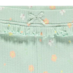 Caleçon long avec volants et imprimé fantaisie pour bébé fille