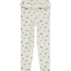 Caleçon long avec volants et imprimé fantaisie pour bébé fille
