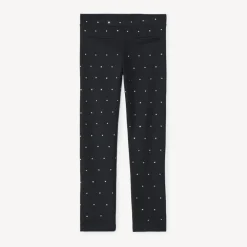 Caleçon long en milano et strass pour fille