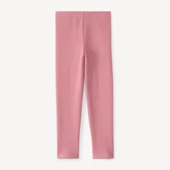 Caleçon uni avec contrecollé en sherpa pour fille