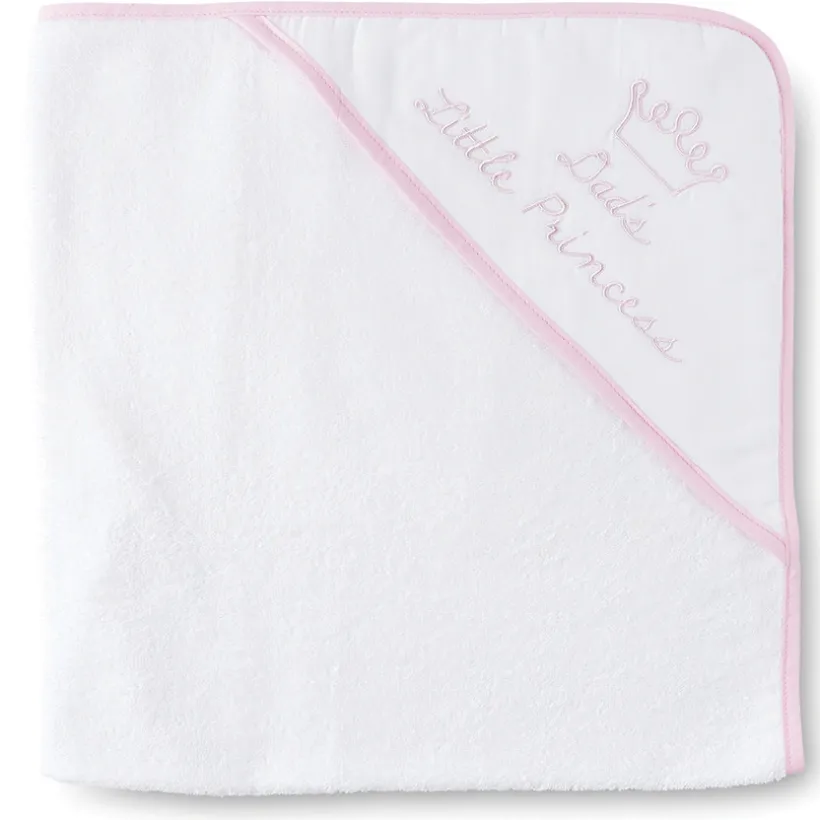 Cape de bain et gant de toilette little princess