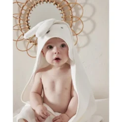 Cape de bain + gant de toilette B&M Snow