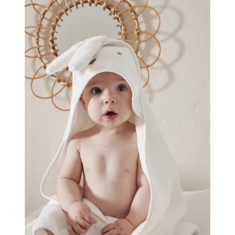 Cape de bain + gant de toilette B&M Snow