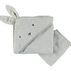 Cape de bain + gant de toilette en éponge 75x75 Verdi