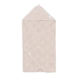 Cape de bain éponge en jacquard Miffy nougat