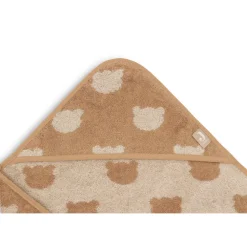 Cape de bain éponge 75x75cm Jacquard Teddy Bear