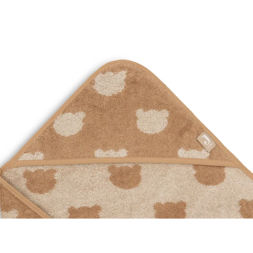 Cape de bain éponge 75x75cm Jacquard Teddy Bear