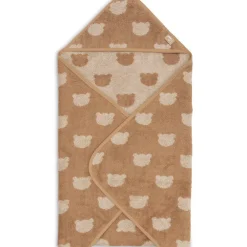 Cape de bain éponge 75x75cm Jacquard Teddy Bear