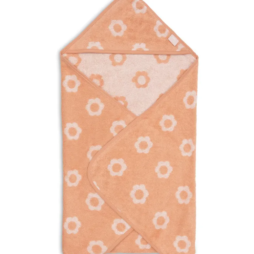 Cape de bain éponge 75x75cm Jacquard Flower