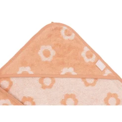 Cape de bain éponge 75x75cm Jacquard Flower