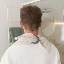 Cape de bain XL avec anneau de dentition Dry'n Play Almond