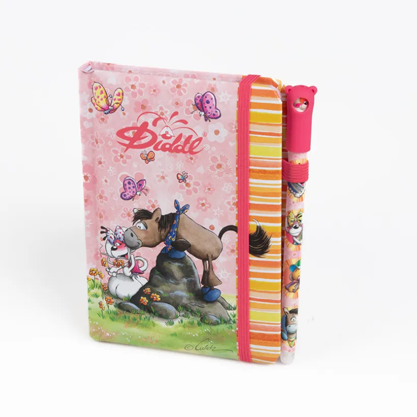 Carnet A6 + Stylo Diddl et ses amis (Modèle aléatoire)