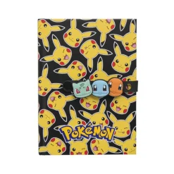 Carnet Pikachu avec bracelet Pokémon
