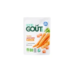 Carottes et poulet fermier - 190g