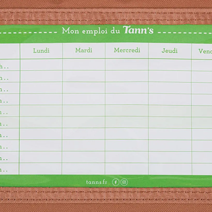 Cartable Dan avec poche pour gourde - vert