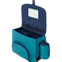 Cartable Dan avec poche pour gourde - vert
