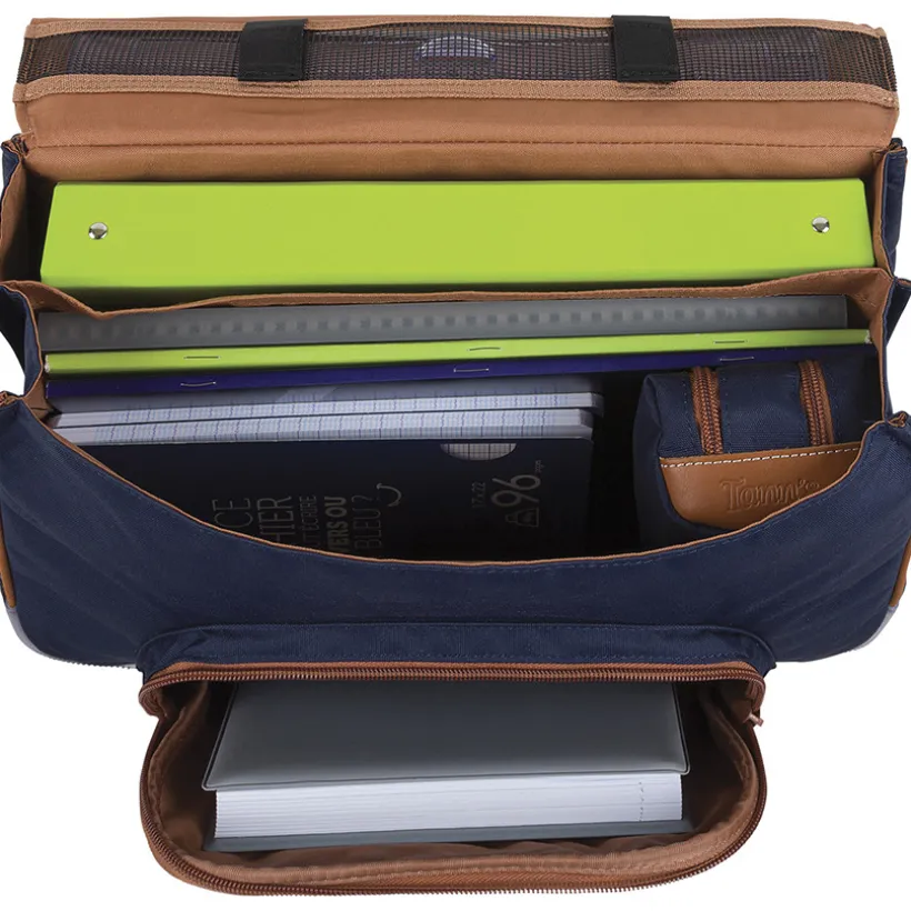 Cartable Héloise avec poche pour gourde - multicolores