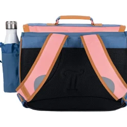 Cartable Jane avec poche pour gourde - bleu