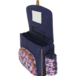 Cartable Maïna avec poche pour gourde - violet