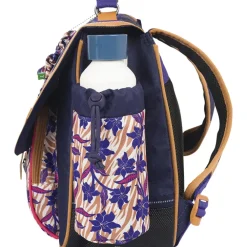 Cartable Maïna avec poche pour gourde - violet