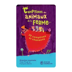Carte à écouter "Comptines des animaux de la ferme"