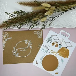 Carte à gratter "C’est une fille !"