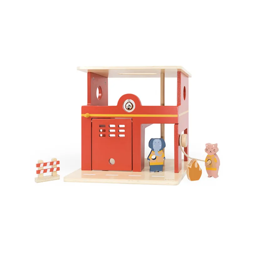 Caserne de pompiers en bois