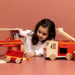 Caserne de pompiers en bois