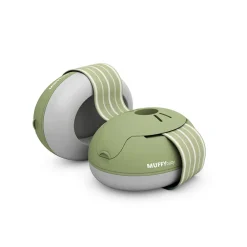 Casque anti-bruit pour bébé Muffy vert olive