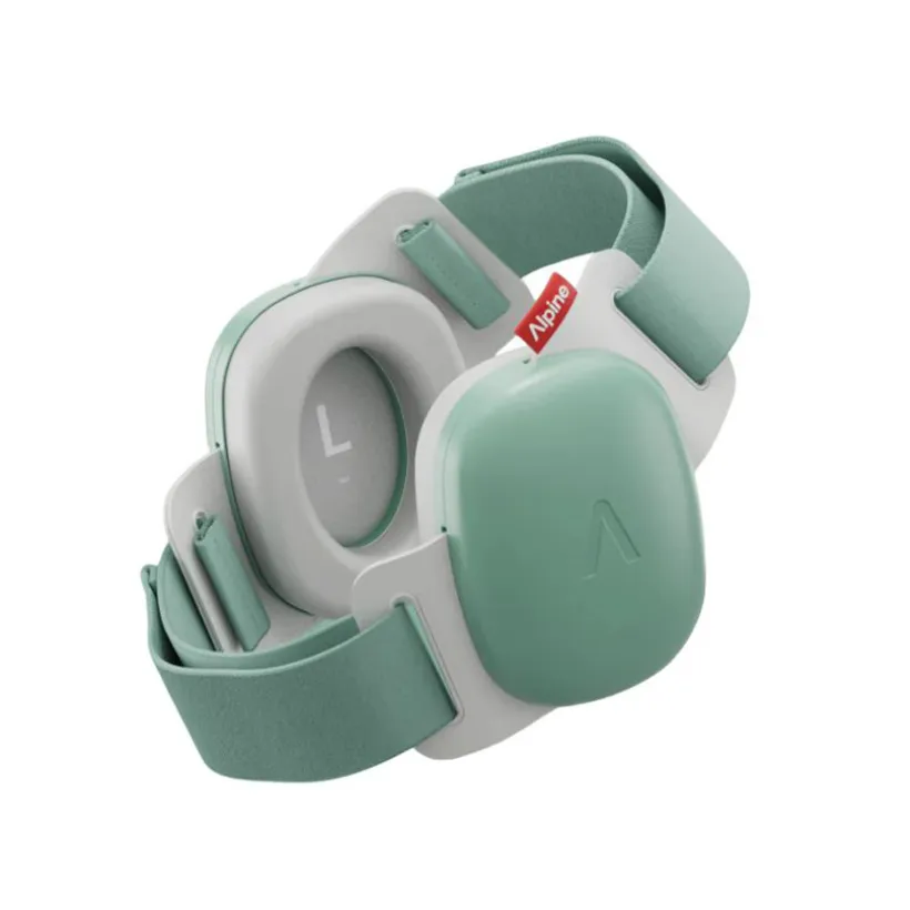 Casque anti-bruit pour bébé Muffy Baby sage green
