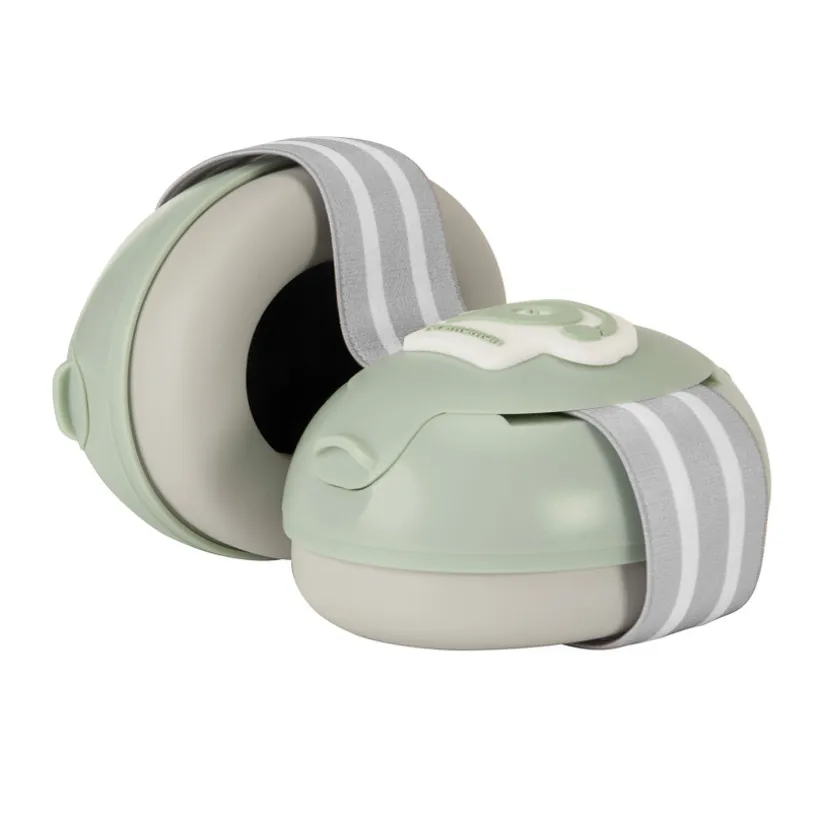 Casque anti-bruit pour bébé vert