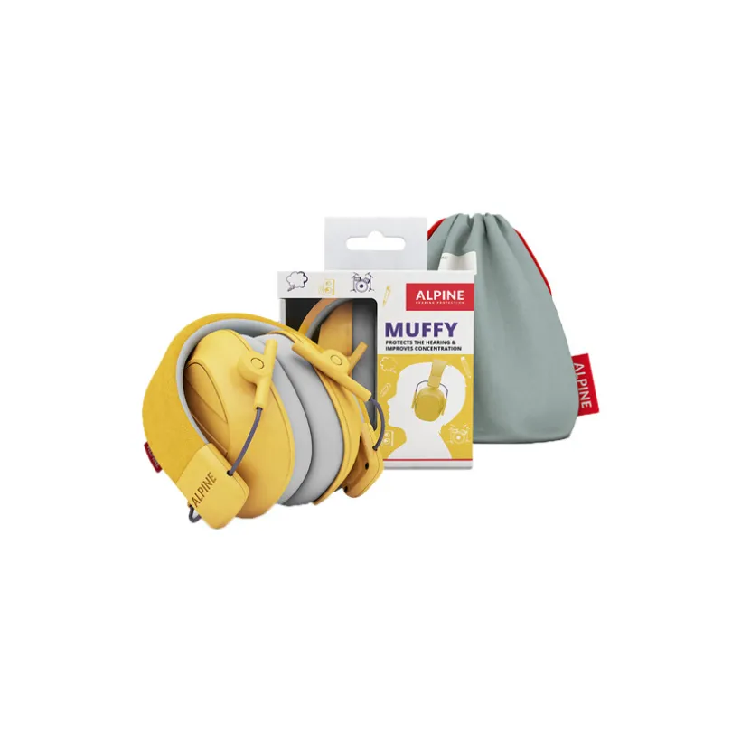 Casque anti-bruit pour enfant Muffy - Jaune
