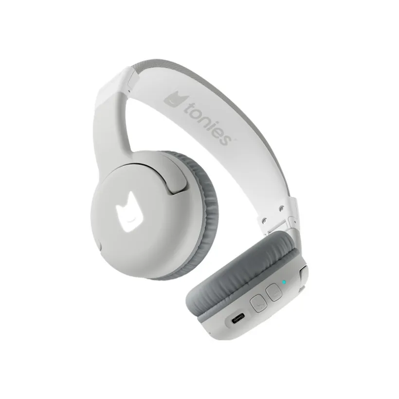 Casque Bluetooth pliable gris lune
