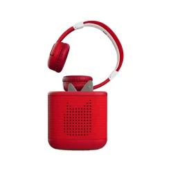 Casque Bluetooth pliable - rouge