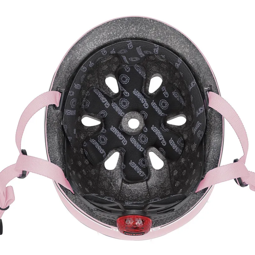 Casque de trottinette Go Up 45-51 cm avec LED pastel pink