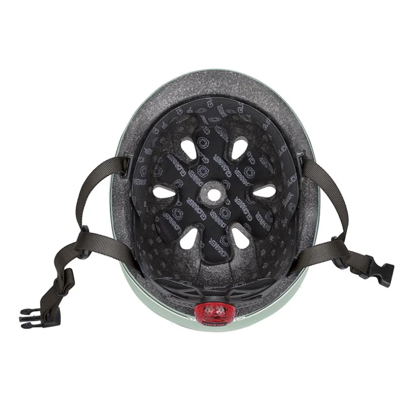 Casque de trottinette Go Up 45-51 cm avec LED sauge