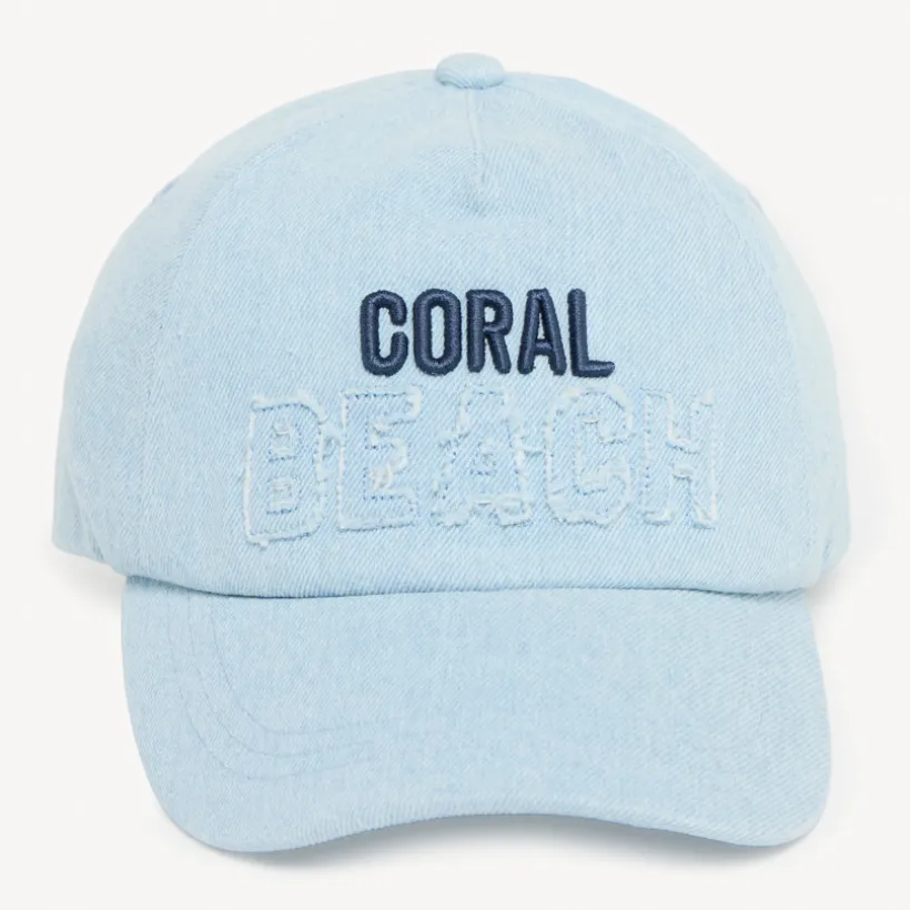 Casquette denim avec broderie pour garçon