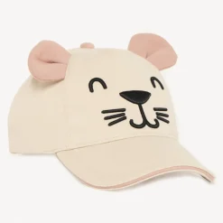 Casquette en maille lion avec oreilles 3D pour bébé garçon