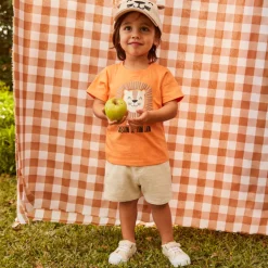Casquette en maille lion avec oreilles 3D pour bébé garçon