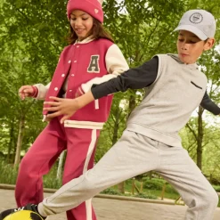 Casquette grise avec print Basketball pour garçon