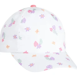 Casquette imprimé fleuri pour bébé fille