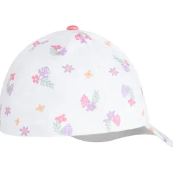 Casquette imprimé fleuri pour bébé fille