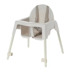 Chaise haute fixe 2 en 1 Capucine 2.0 beige