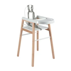 Chaise haute fixe Lili avec tablette amovible – Hybride Blanc