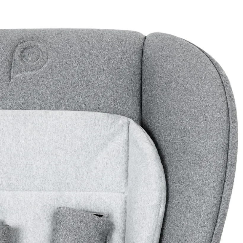 Chaise haute réglable 0+ Jude - Bois et Gris