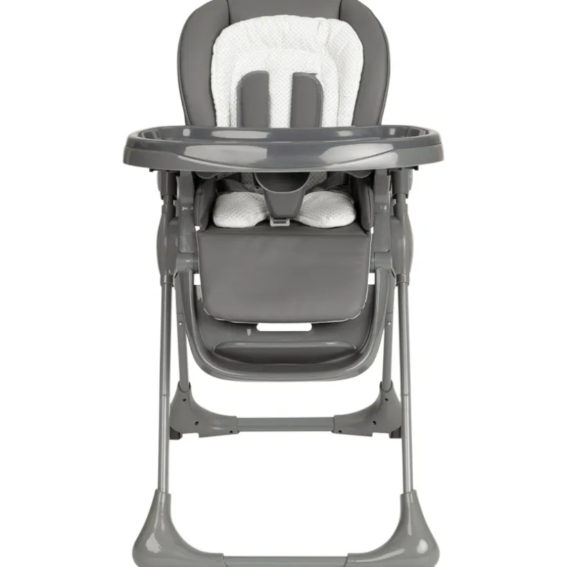 Chaise haute réglable Jude 0+ gris