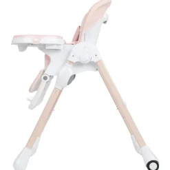 Chaise haute réglable Jude 0+ rose
