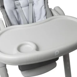 Chaise haute réglable multifonctions Harper gris